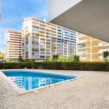 Pool&balcony Downtown Portimao Faia 202 Flat Apartament *